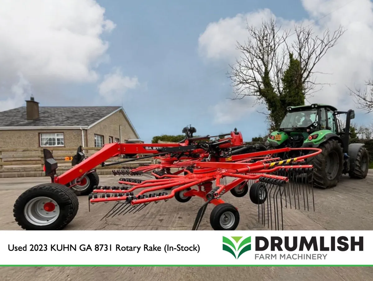 Used 2023 KUHN GA 8731 Rotary Rake (In-Stock) - Image 3