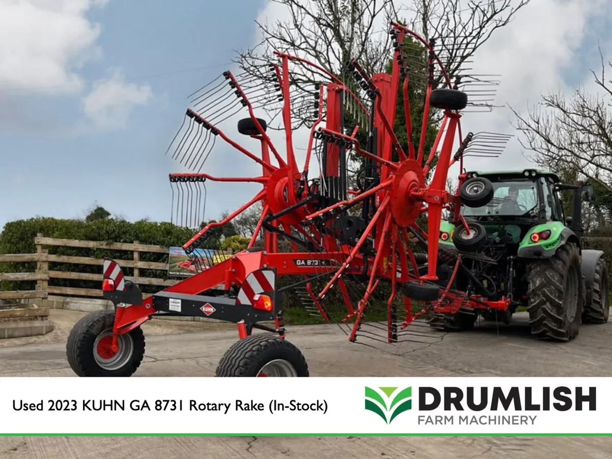 Used 2023 KUHN GA 8731 Rotary Rake (In-Stock) - Image 2