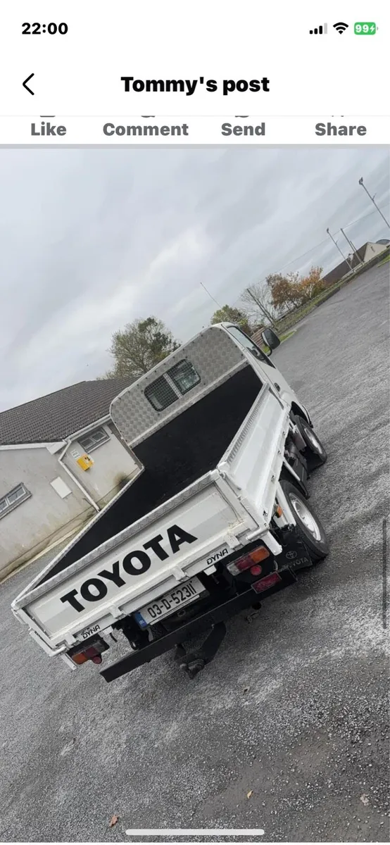 Toyota Dyna 03 2.5plus 1 Toyota Dyna diesel tanks for sale in Co. Clare ...