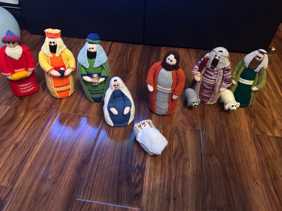 Hand Knitted Christmas Nativity - Image 1