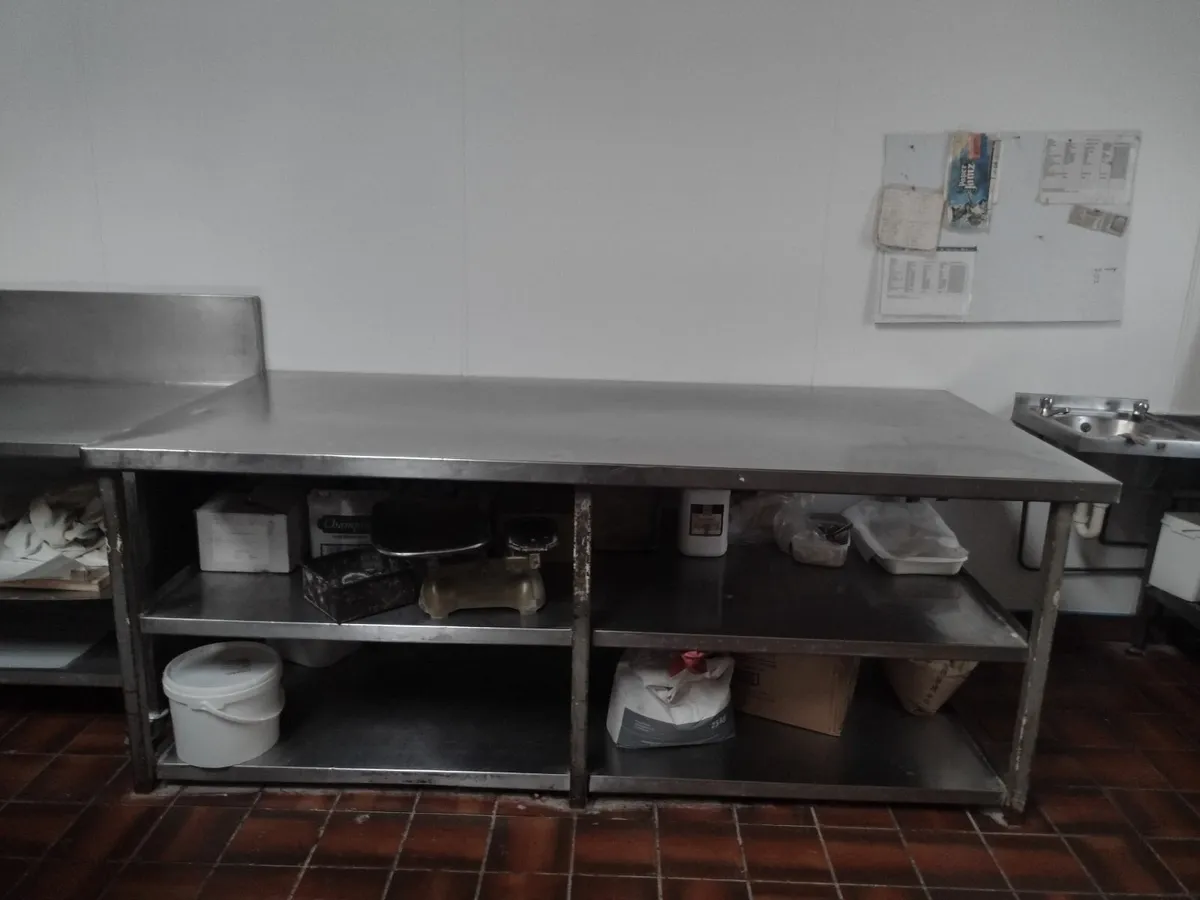 Stainless steel table - Image 1