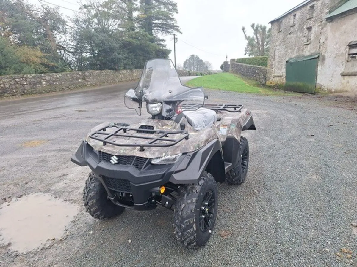 2025 Suzuki LT-A500 Power Steering Windshield & M - Image 1