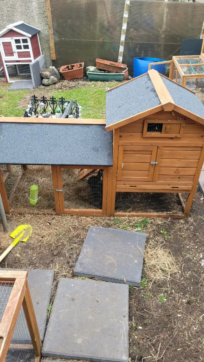 Rabbit hutches for sale in Co. Limerick for 120 on DoneDeal