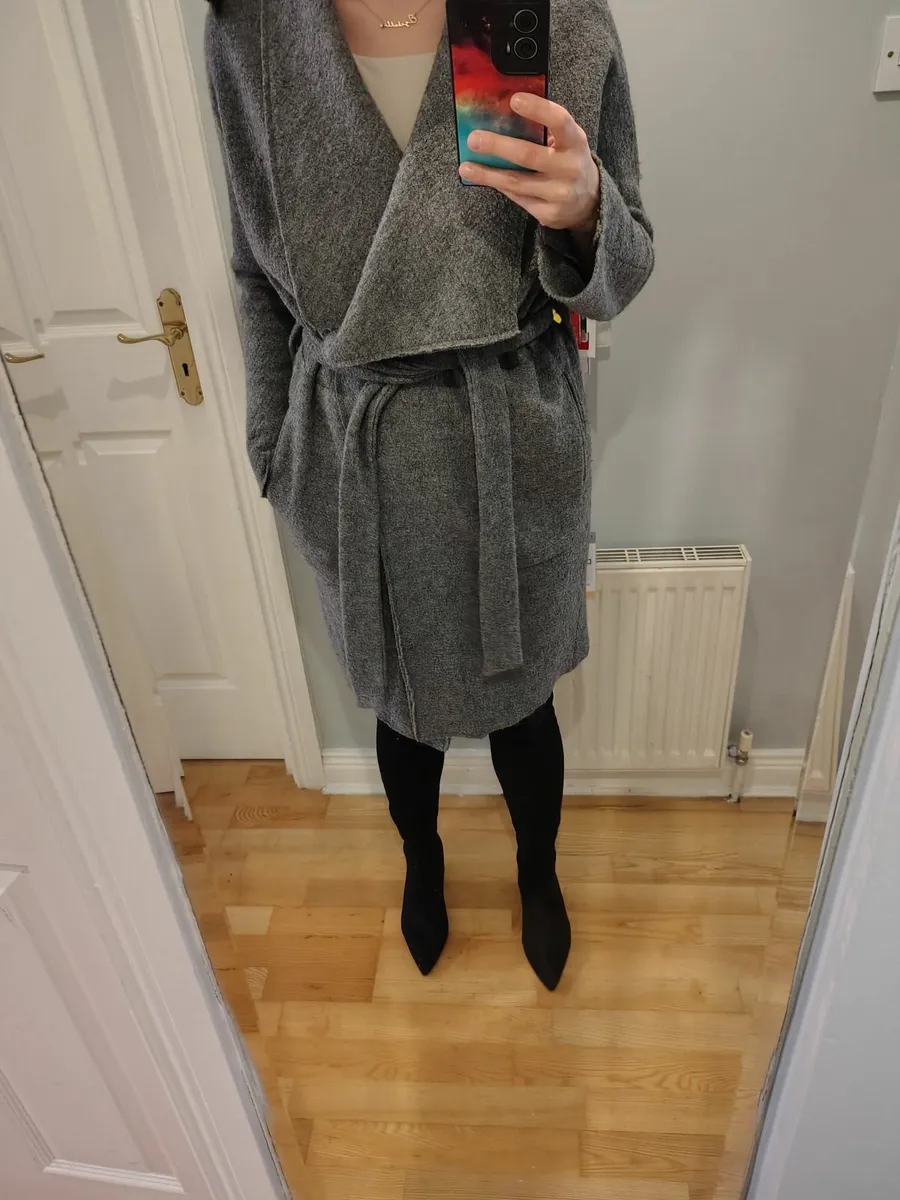Zara grey coat 50 wool siS XS for sale in Co. Dublin for 45 on DoneDeal