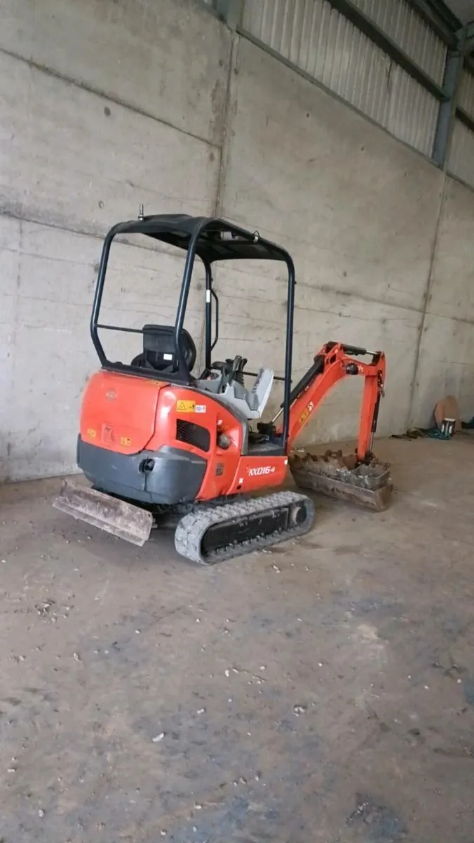 Kubota kx016-4 mini digger - Image 2