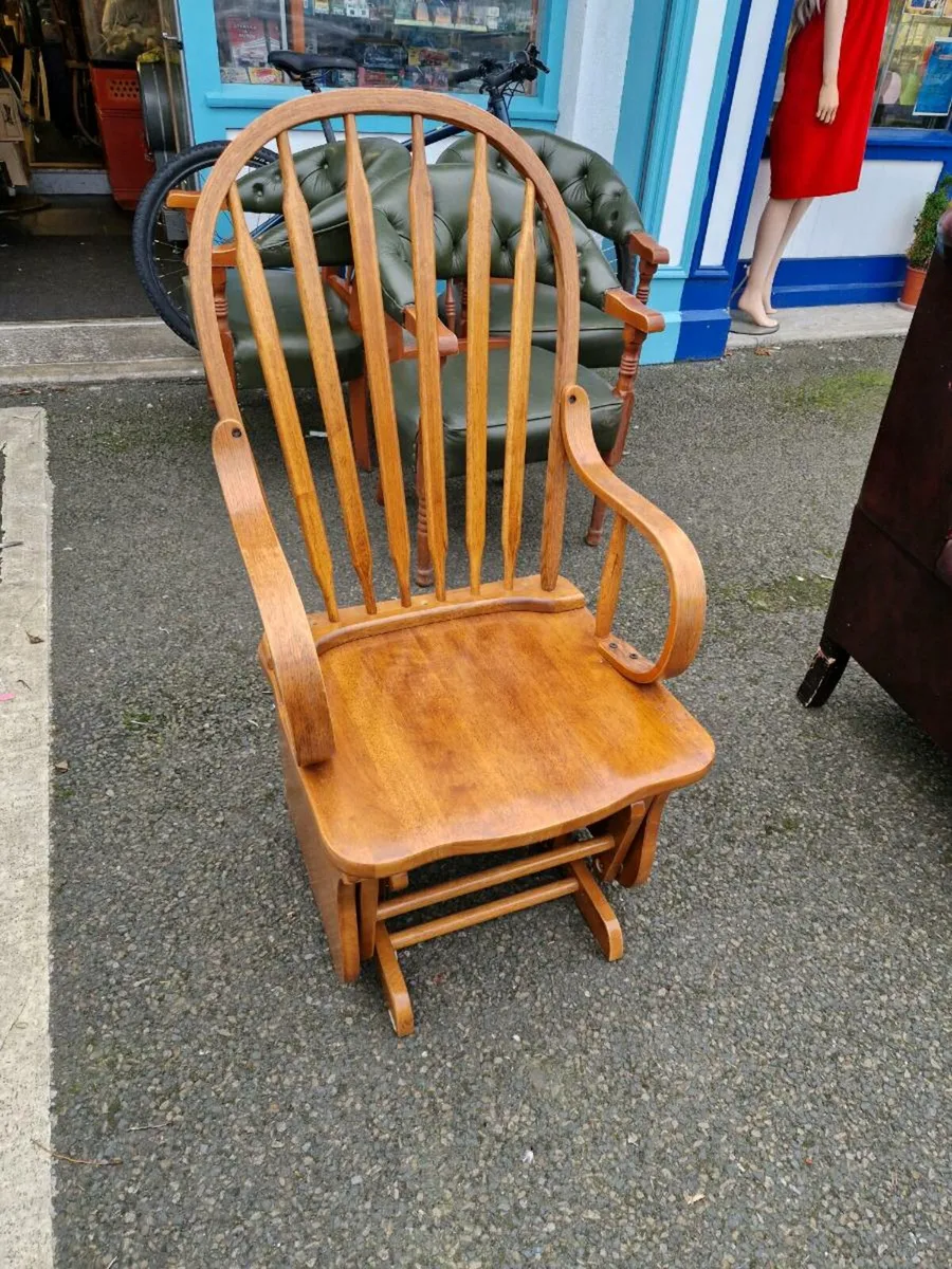 Solid pine rocking chair hotsell