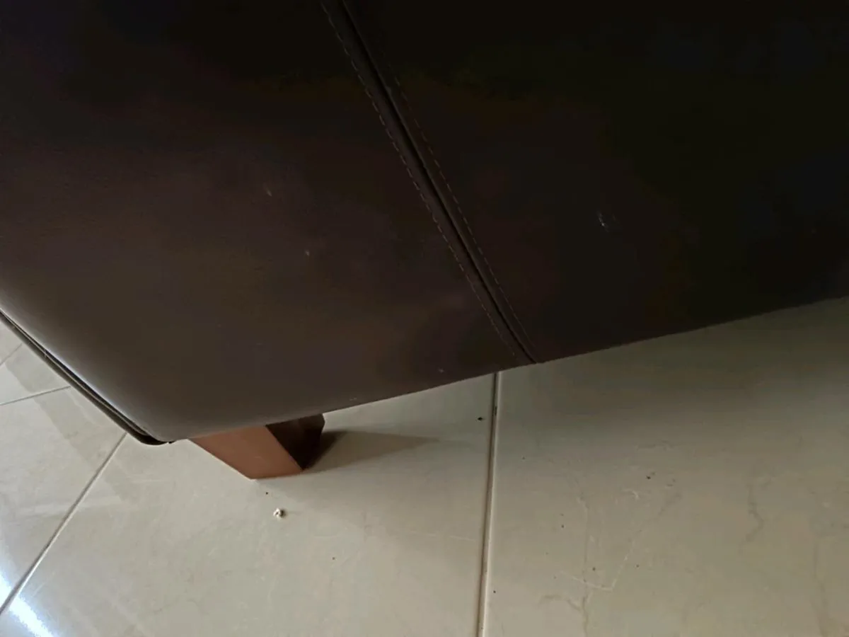 Sofa and footstool for sale in Co. Westmeath for €185 on DoneDeal