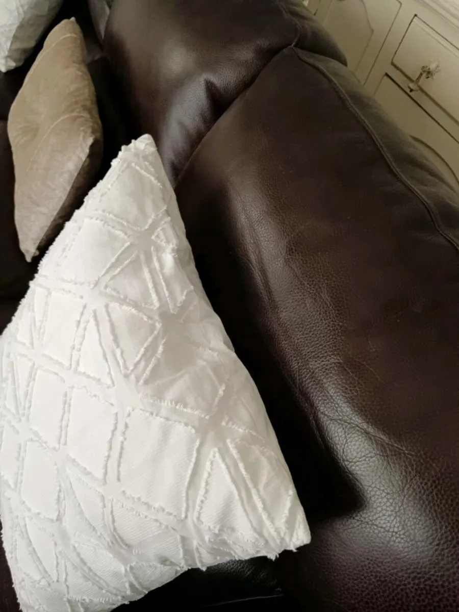 Sofa and footstool for sale in Co. Westmeath for €185 on DoneDeal