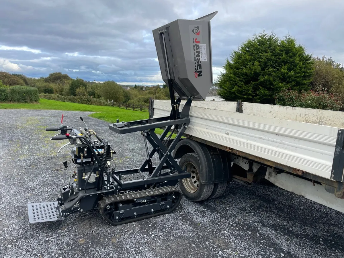 500kg High Tip Tracked dumper. 2 yr warranty - Image 1