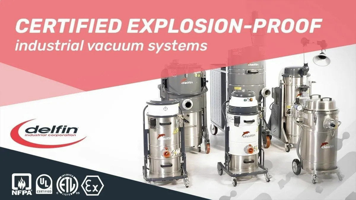 Delfin Industrial vacuum - Cleaningmachines.ie - Image 2