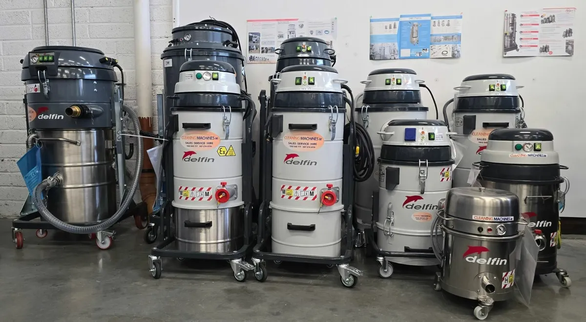 Delfin Industrial vacuum - Cleaningmachines.ie - Image 4