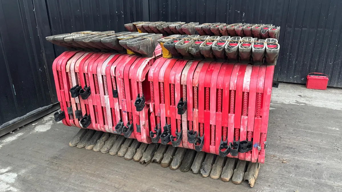 Bundle of Plastic Safety Barriers - Image 2