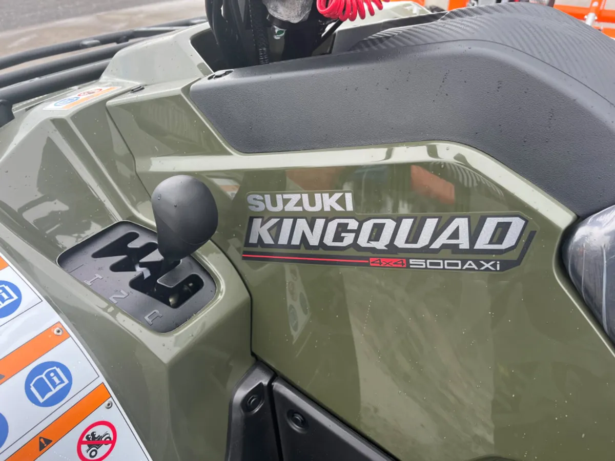 €52 PER WEEK…New Suzuki KingQuad 500 - Image 3