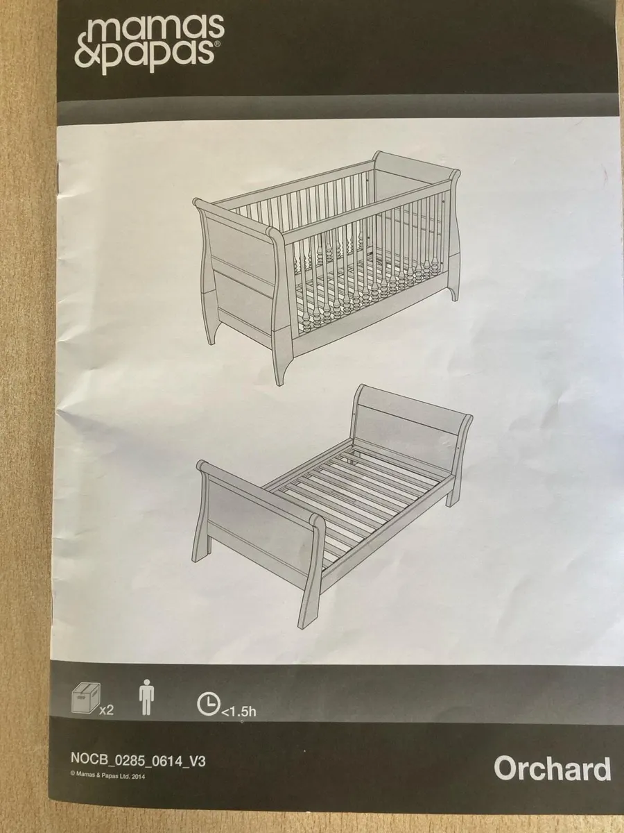 Mamas and papas orchard cot bed instructions best sale