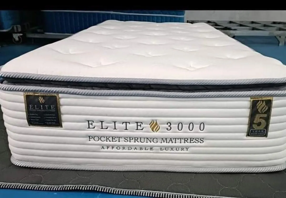New Double 3000 Pocket Sprung pillow top Mattress - Image 1