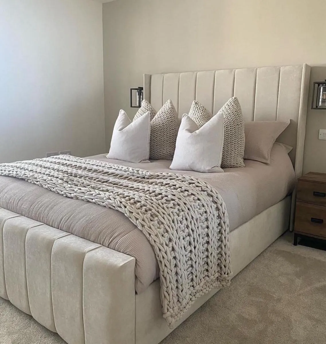 4,6 Double Zara Bedframe & Mattress FREE DELIVERY - Image 1
