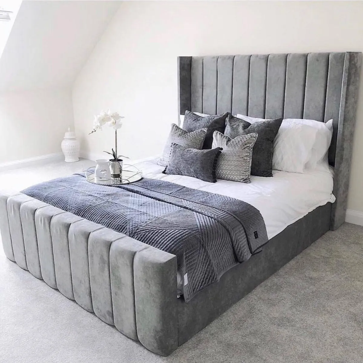 4,6 Double Zara Bedframe & Mattress FREE DELIVERY - Image 3