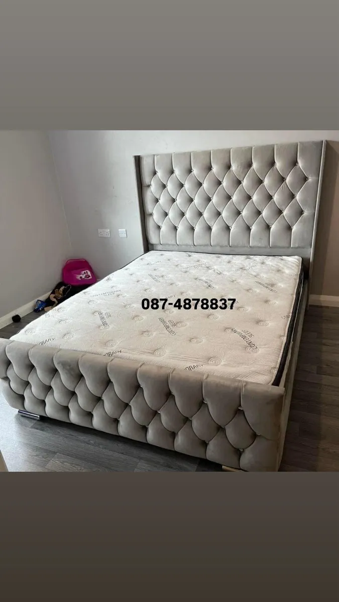 4,6 Double Zara Bedframe & Mattress FREE DELIVERY - Image 4