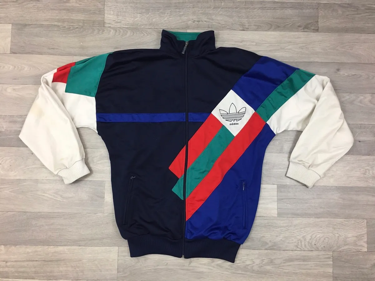 Vintage 90s Adidas Track Jacket Mens Medium - Image 1