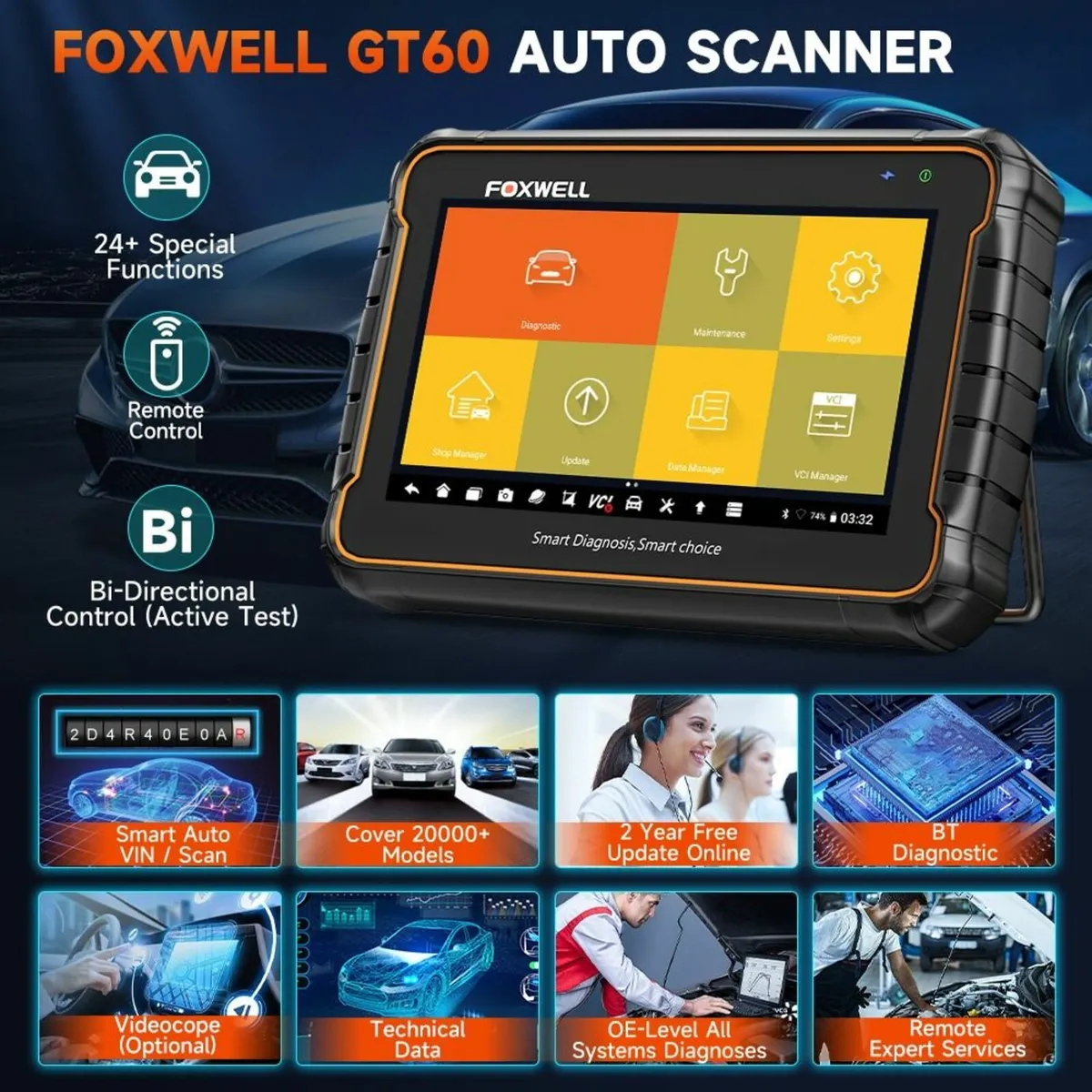 Foxwell GT60 TPMS Car Scanner Tool - Image 4