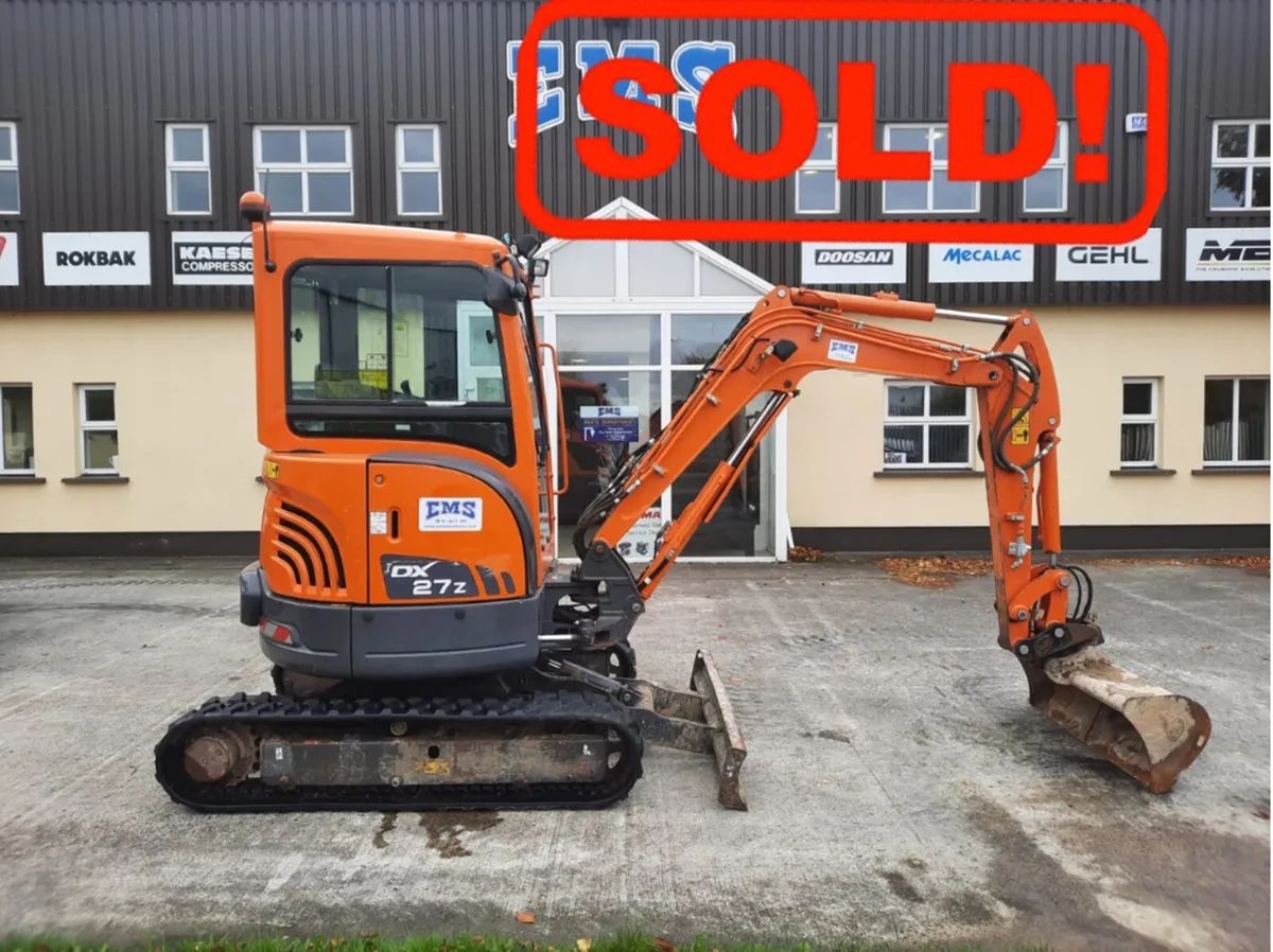 2019 Doosan Dx27z - Image 1