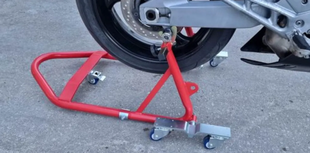 Motorcycle Movable paddock stand for Front wheel - Image 2