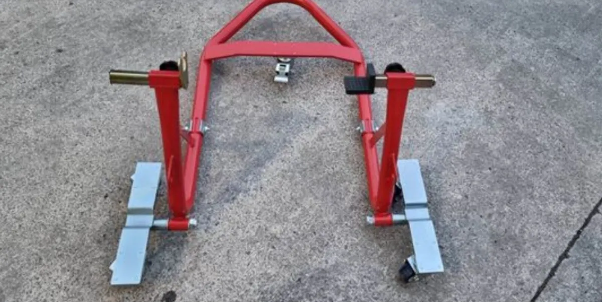 Motorcycle Movable paddock stand for Front wheel - Image 3