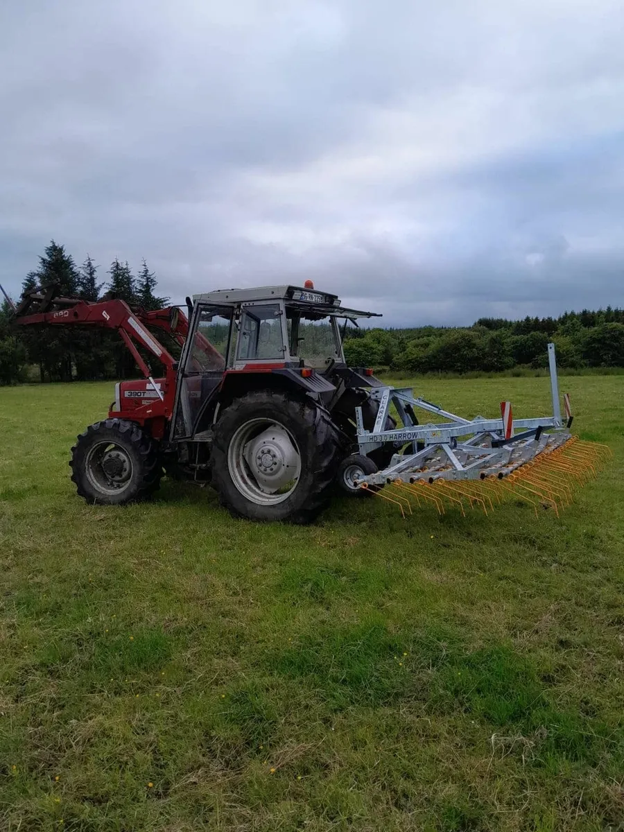 Clarke Heavy Duty Tine Grass Harrows - Image 1