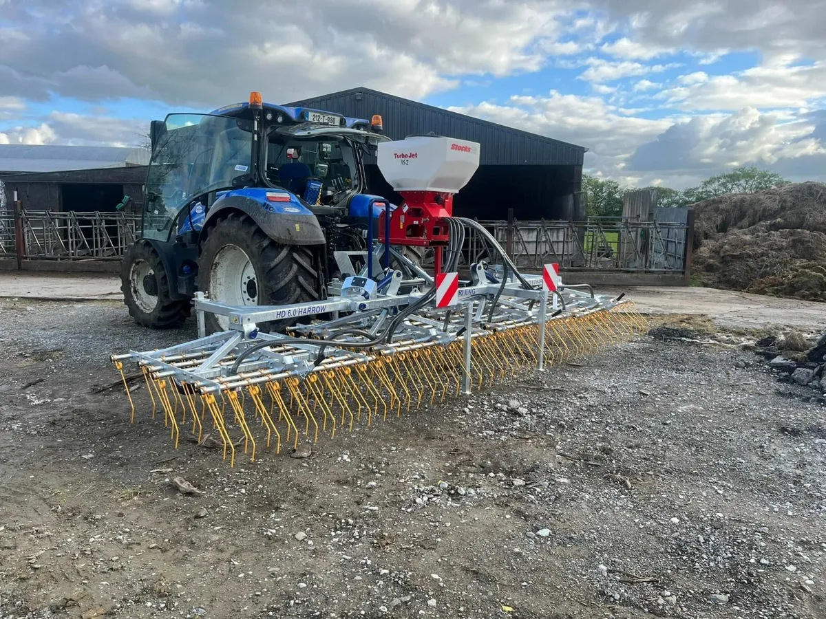 Clarke Heavy Duty Tine Grass Harrows - Image 3