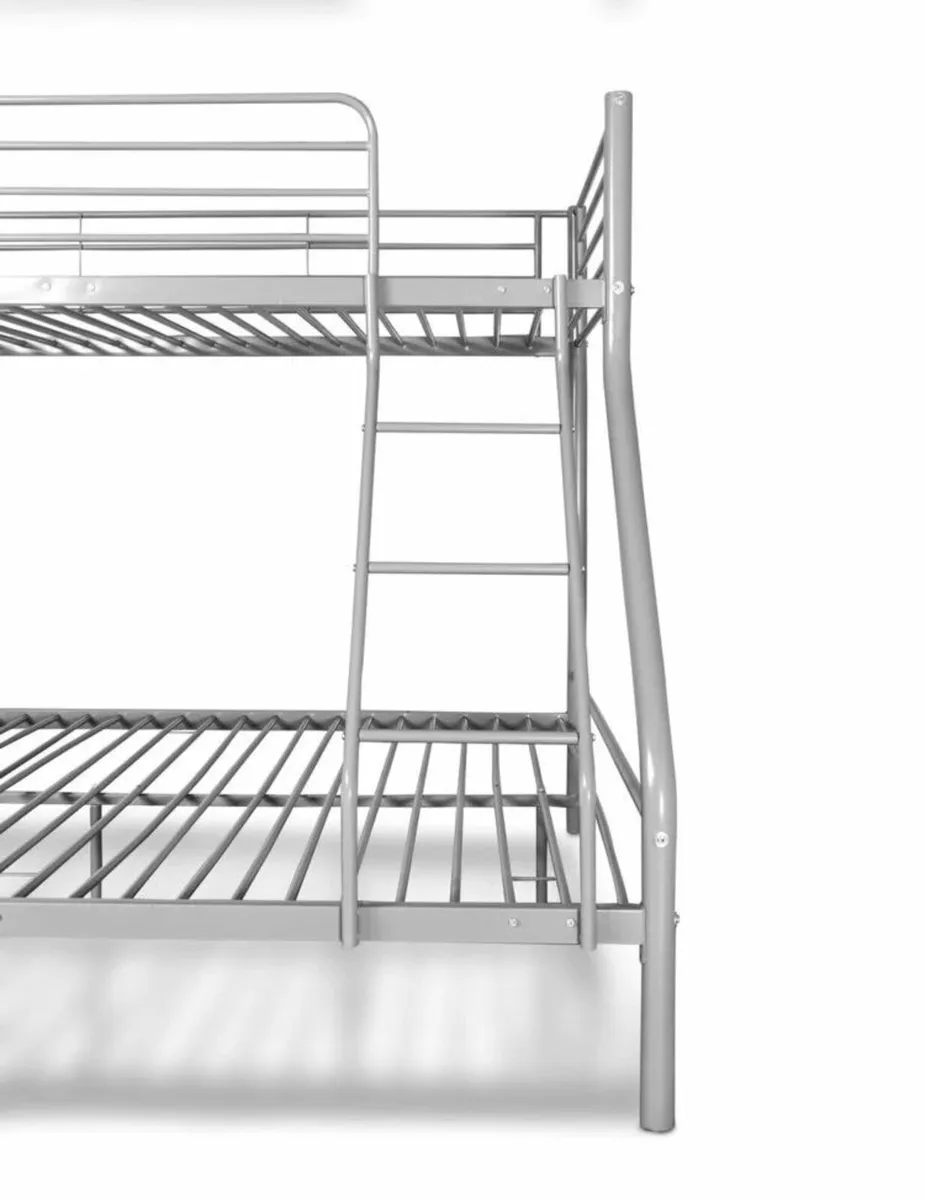 White Double Metal Bunk Bed – FREE DELIVERY - Image 4