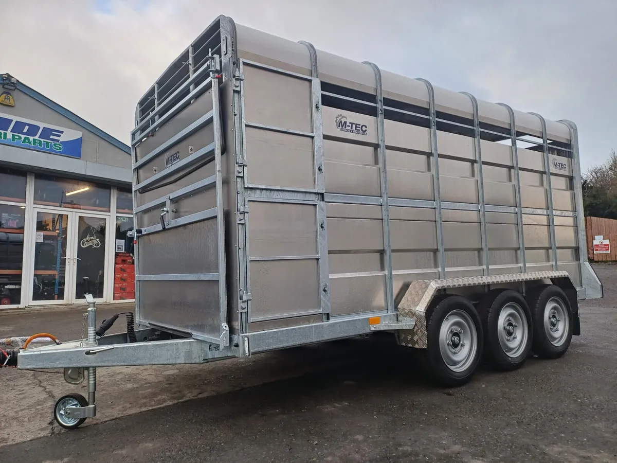 New M-Tec Cattle Trailer - Image 1