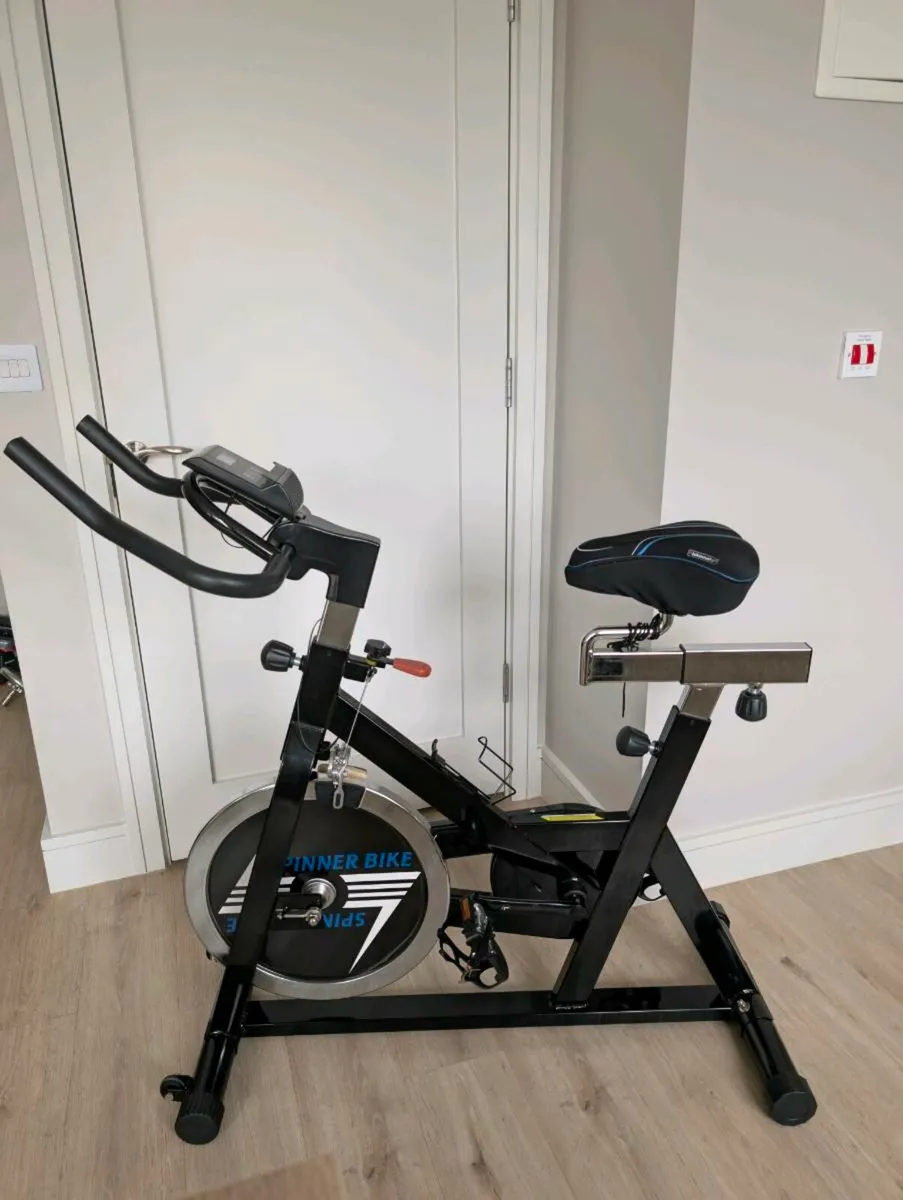 Spin bike bodygo 18KG Flywheel Home store more for sale in Co. Kildare for 200 on DoneDeal