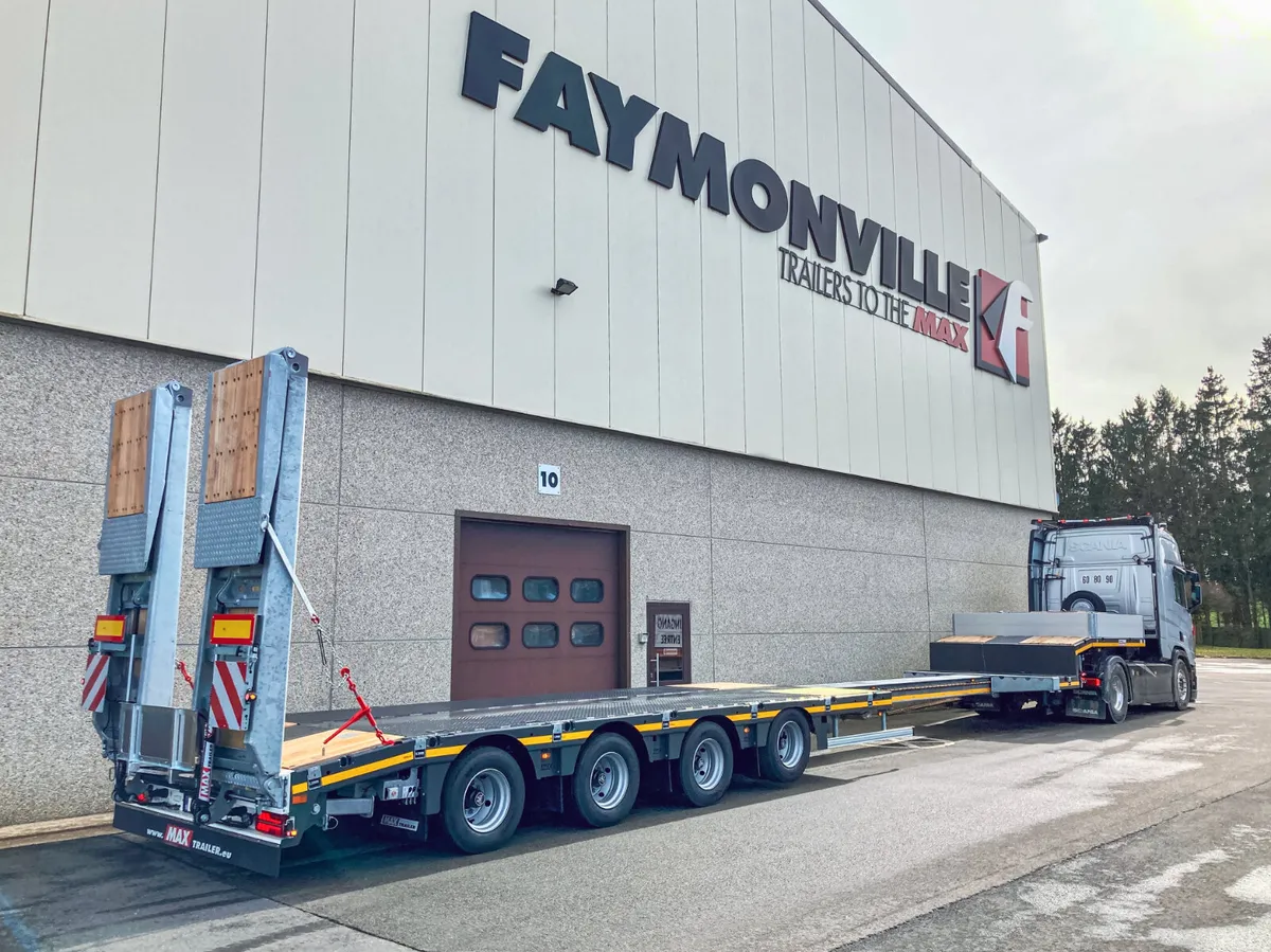NEW MAX 4 AXLE LOW LOADER  (Red) - Image 3