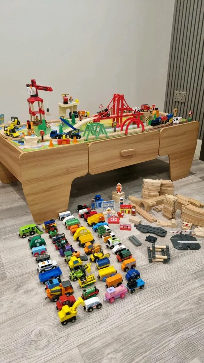 Kids Lego and Train Table for sale in Co. Dublin for 100 on DoneDeal