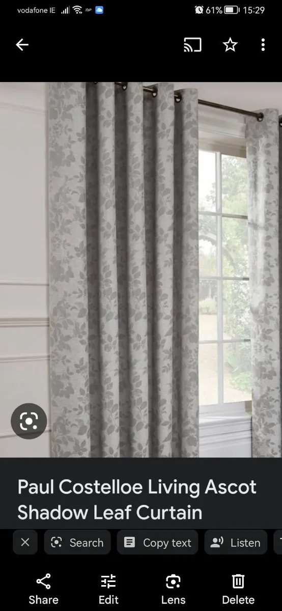 3 pairs of matching curtains Paul Costelloe - Image 1