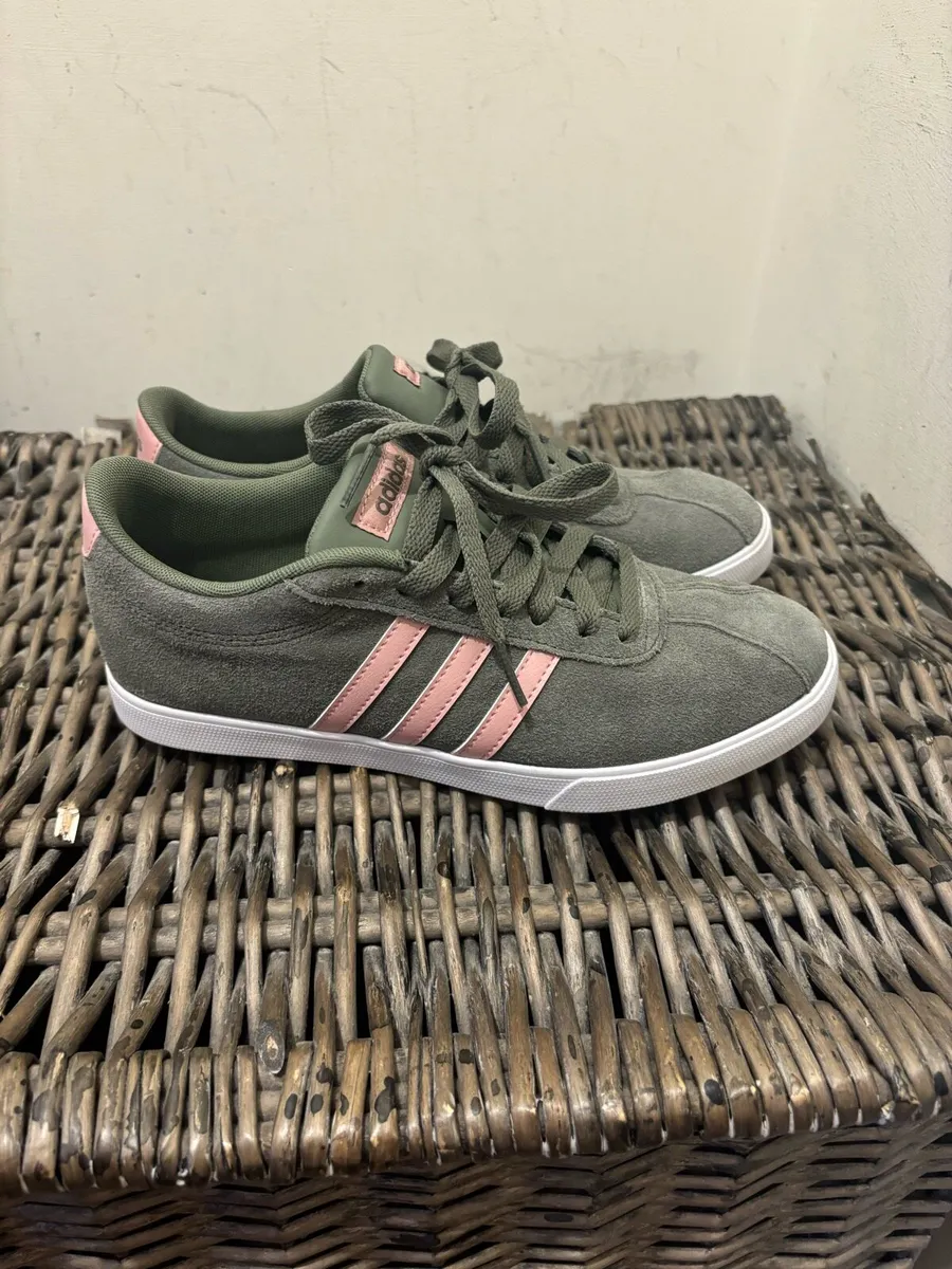 Womens adidas theany trainers khaki