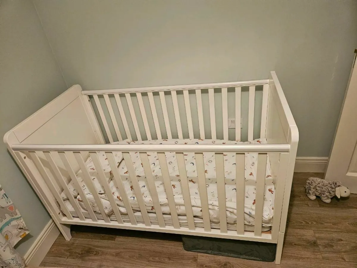 Mothercare cots with mattress on sale