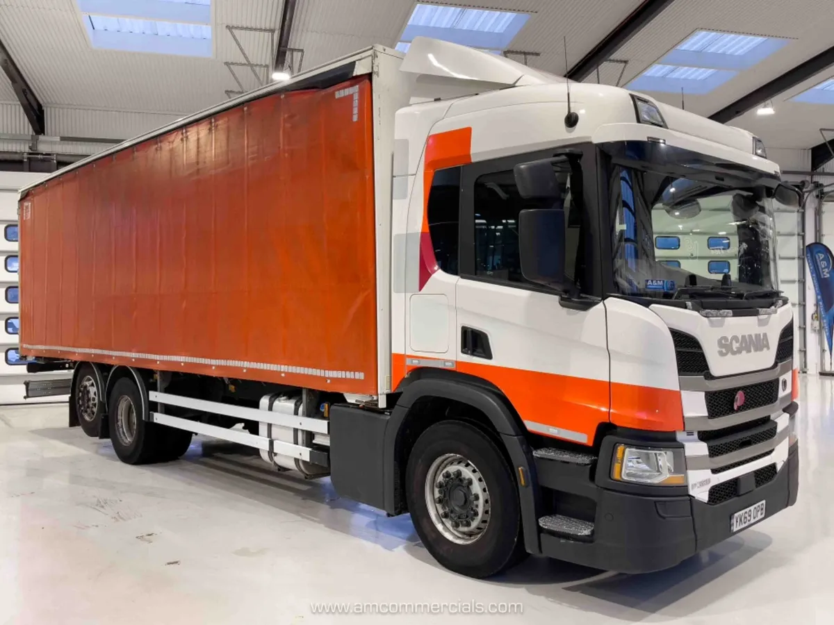 2019 (69) SCANIA P320 CURTAIN SIDE 6X2 REARLIFT 26 - Image 1