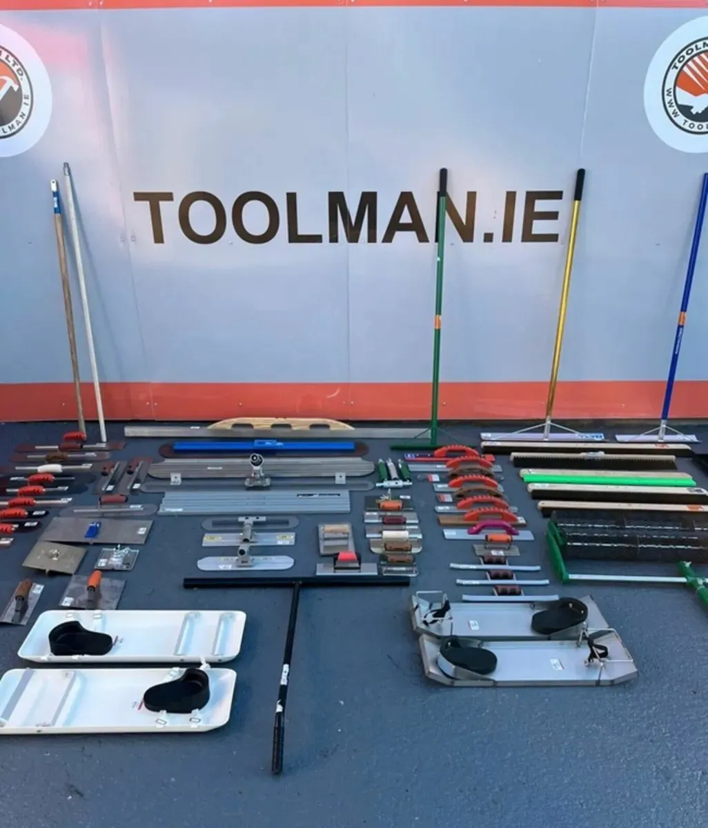 American Concrete Finishing Tools at Toolman.ie - Image 1