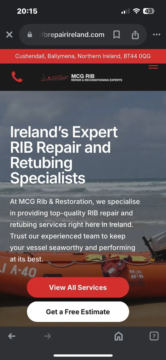 Rib boat repair and restoration - Image 1