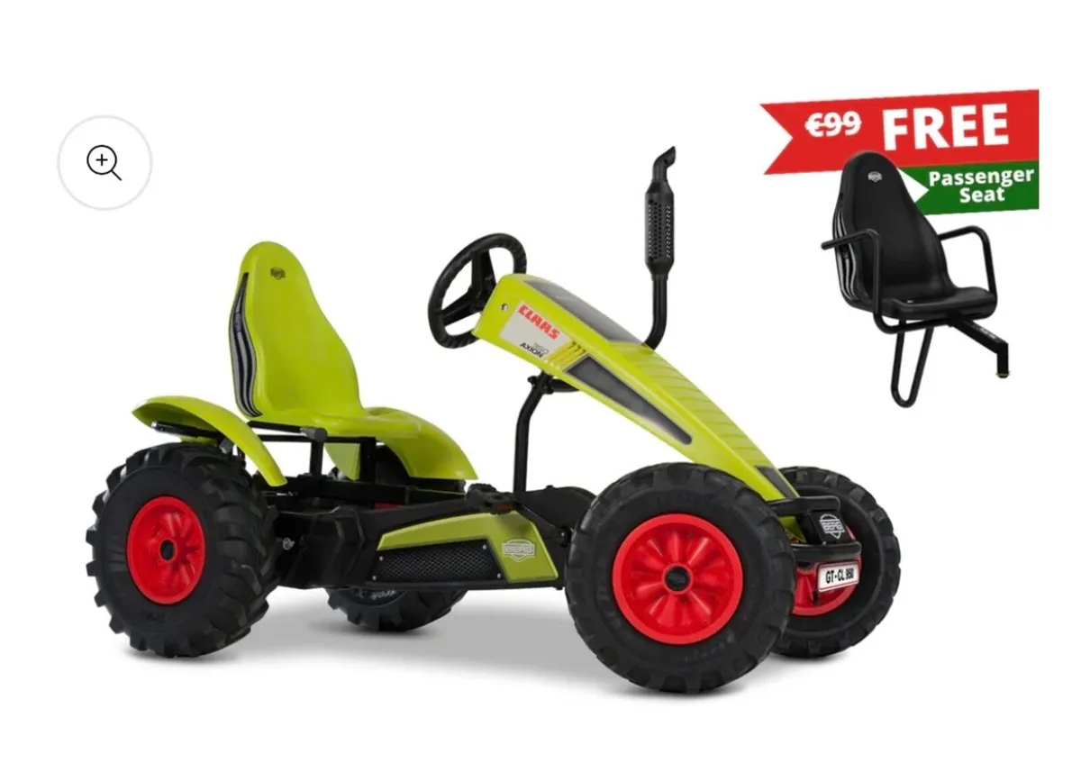 Berg XL Claas BFR & FREE Passenger Seat Go kart - Image 1