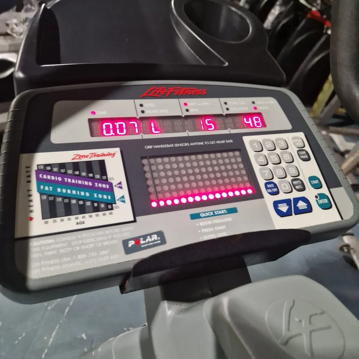 LIFECYCLE 9500R SPIN BIKE - Image 2