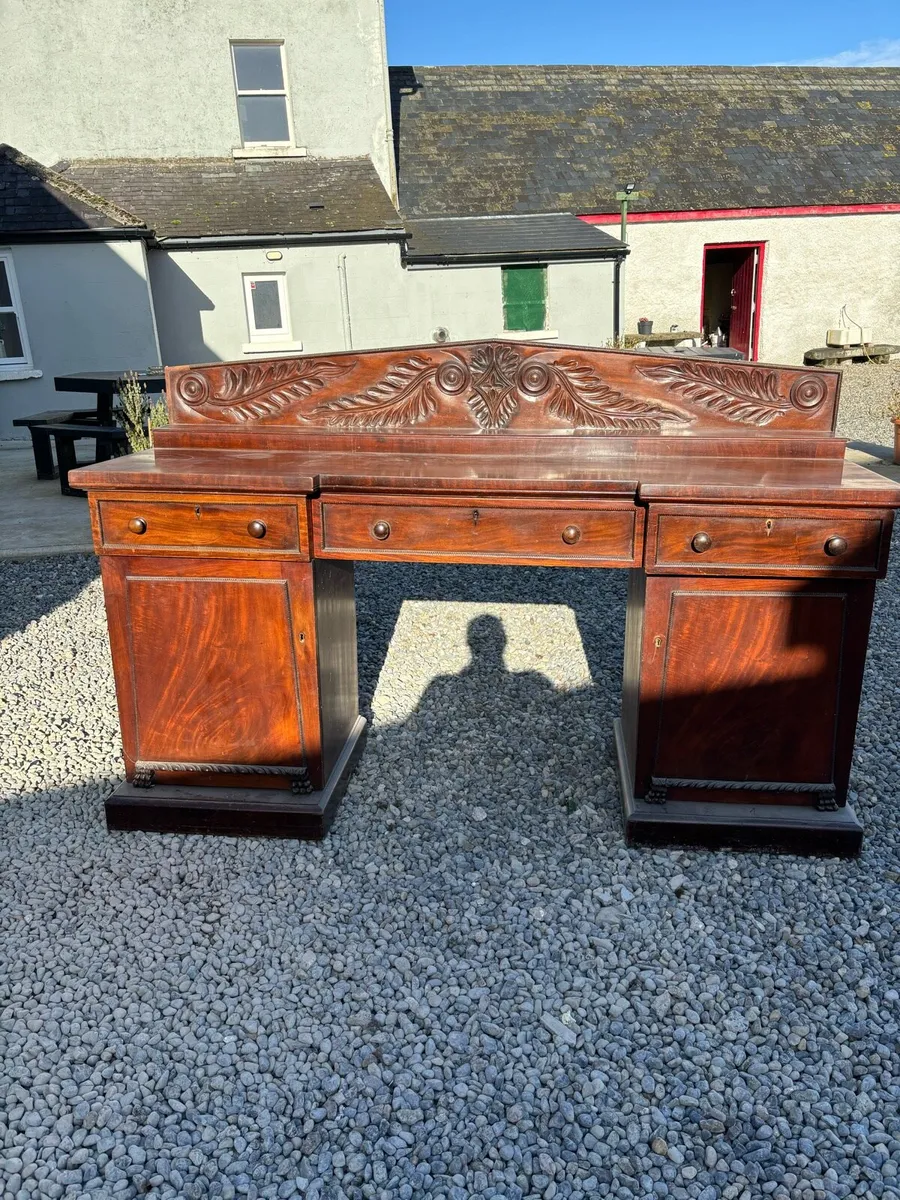 Edwardian Mahogany Sideboard - Image 1