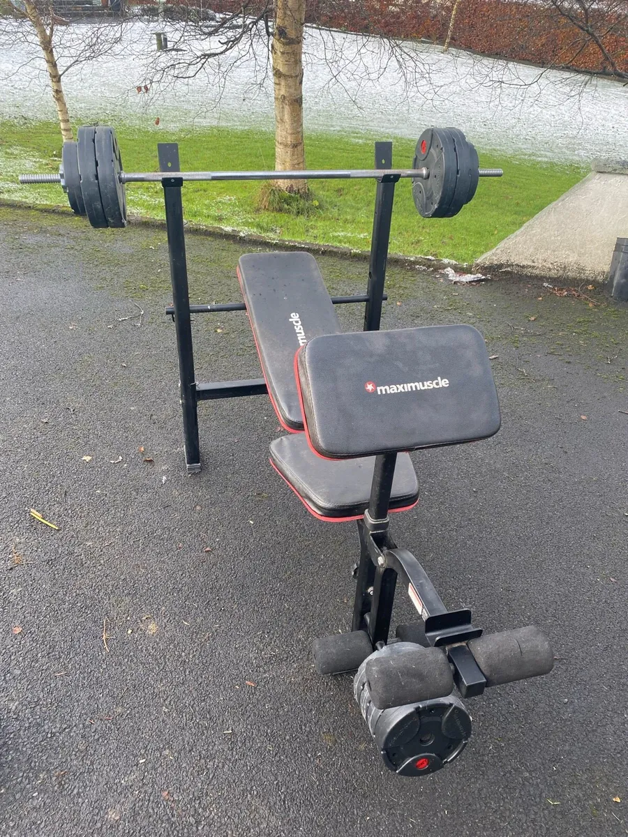 Weights bench for sale in Co. Galway for 60 on DoneDeal