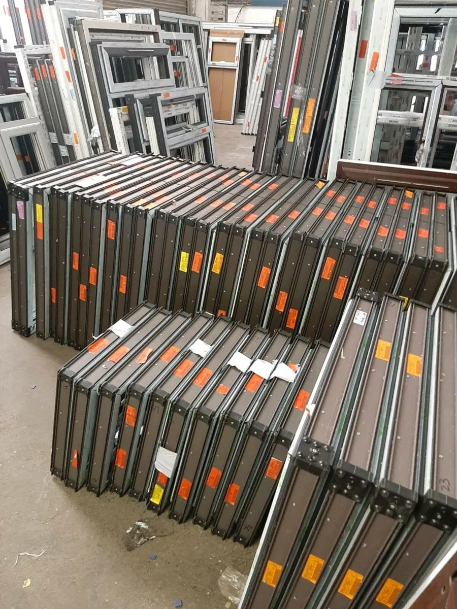 Pvc GREY FRENCH DOORS IN STOCK W23F6C1  WPVC LTD - Image 2