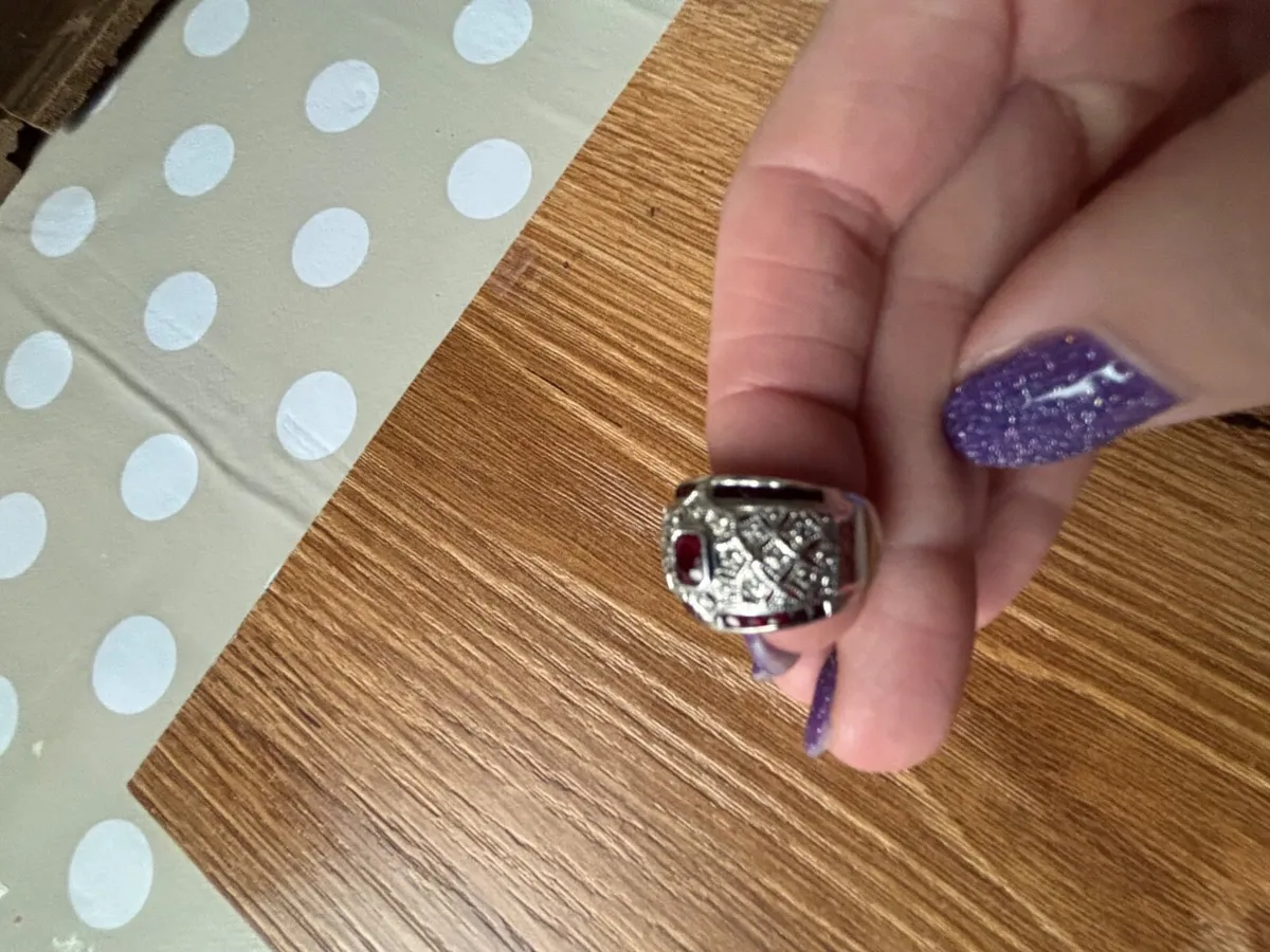 Diamond and ruby ring - Image 4