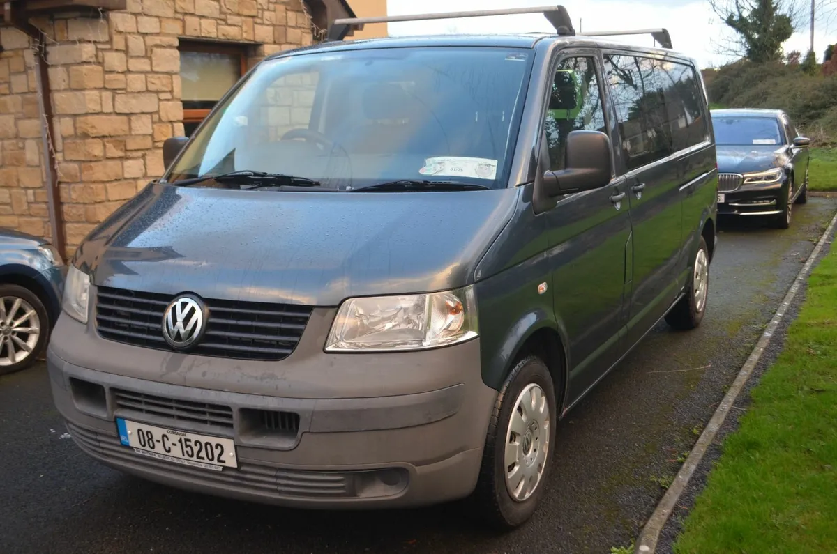 2008 VW TRANSPORTER 2.5TDI CREWCAB NEW DOE AND TAX - Image 1