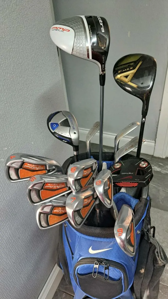 Cobras full set, with bag and golf cart - Image 2