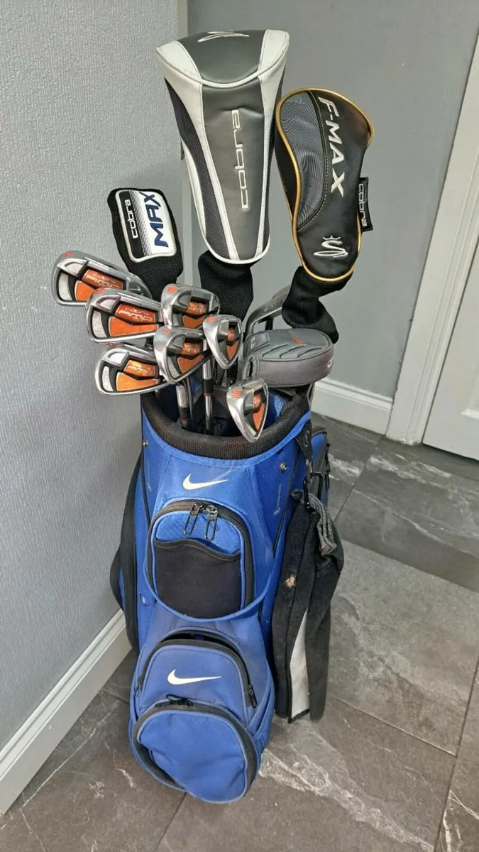Cobras full set, with bag and golf cart - Image 3