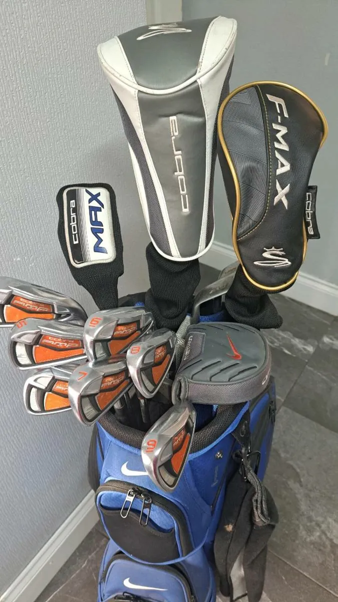 Cobras full set, with bag and golf cart - Image 4